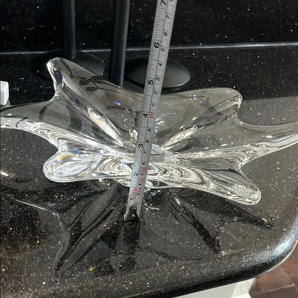 Vintage Crystal Decorative Dish Modern Design - Picture 9 of 10